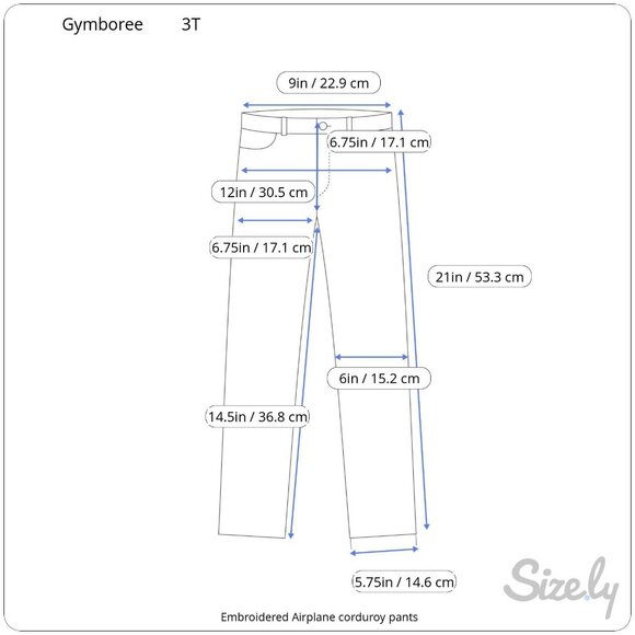 Gymboree Junior Aviator Shirt Corduroy Pants & Sweater Vest Set Toddler Boys 3T - Picture 11 of 12